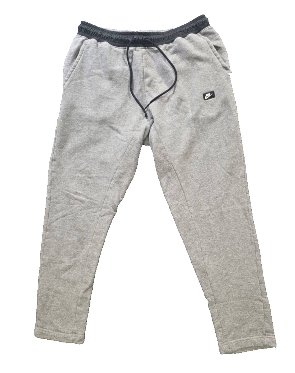 Nike Tech Fleece Joggers Mens Large Y2K Gray Black Tapered Sweatpants A010019